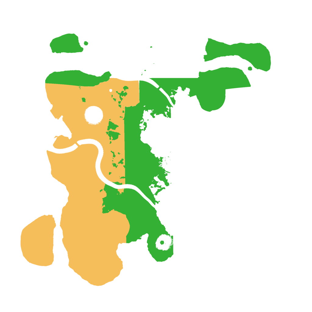 Biome Rust Map: Procedural Map, Size: 3000, Seed: 91726