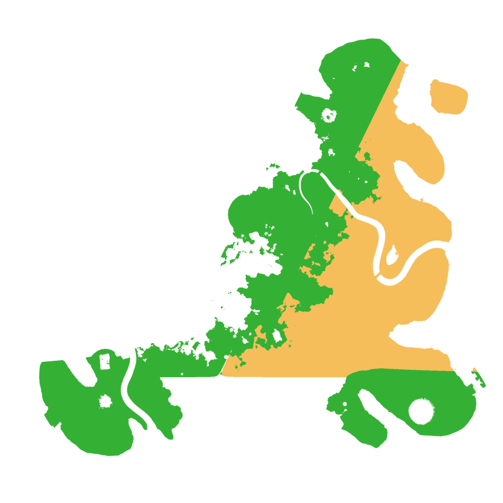 Biome Rust Map: Procedural Map, Size: 3500, Seed: 434692232