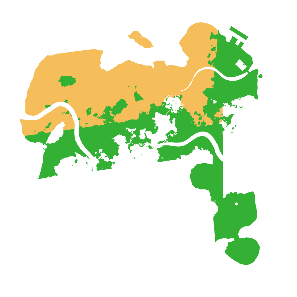 Biome Rust Map: Procedural Map, Size: 3000, Seed: 8094756