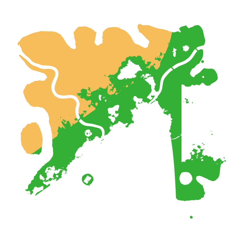 Biome Rust Map: Procedural Map, Size: 3500, Seed: 171474989