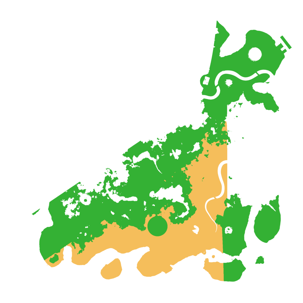 Biome Rust Map: Procedural Map, Size: 4000, Seed: 1283009140