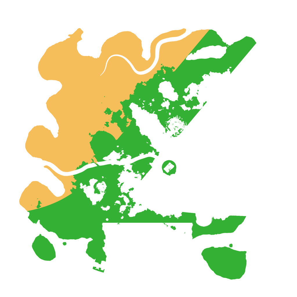 Biome Rust Map: Procedural Map, Size: 3300, Seed: 1879242305