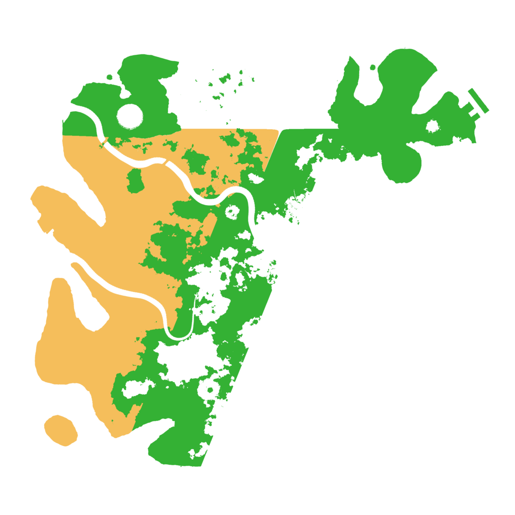 Biome Rust Map: Procedural Map, Size: 3666, Seed: 1051423710