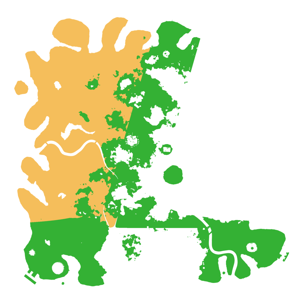 Biome Rust Map: Procedural Map, Size: 4500, Seed: 1949054675