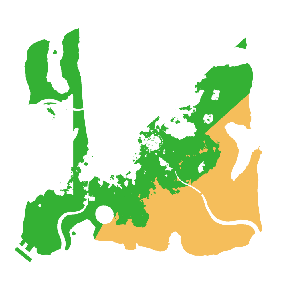 Biome Rust Map: Procedural Map, Size: 3000, Seed: 784512