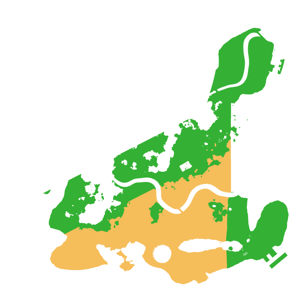 Biome Rust Map: Procedural Map, Size: 3000, Seed: 1425631845