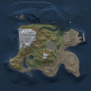 Thumbnail Rust Map: Procedural Map, Size: 2200, Seed: 455928379, 6 Monuments
