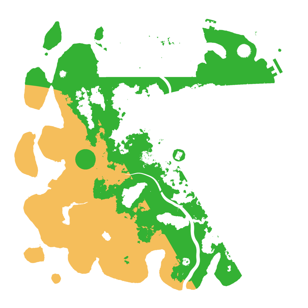 Biome Rust Map: Procedural Map, Size: 4000, Seed: 378896699