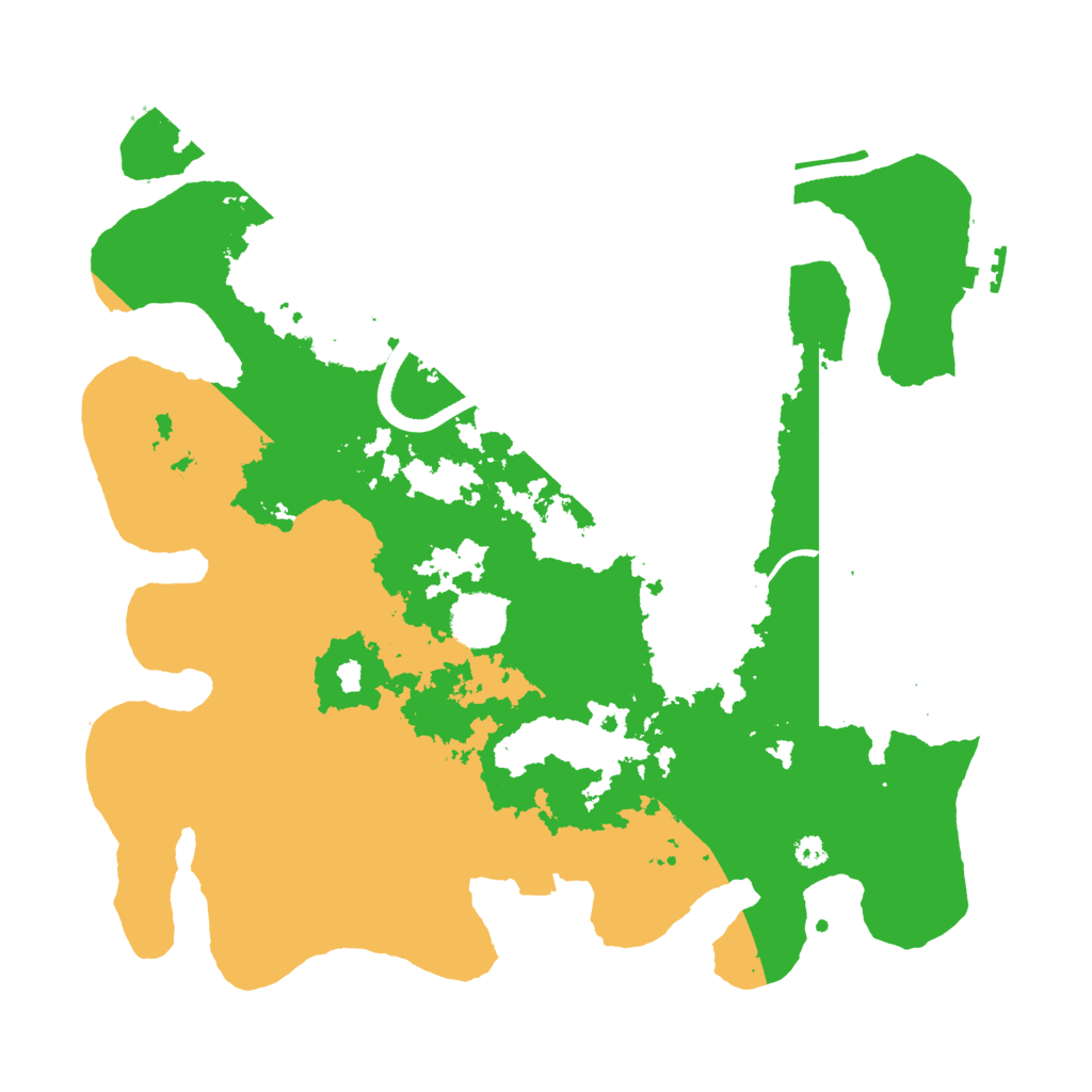 Biome Rust Map: Procedural Map, Size: 3500, Seed: 1696606750