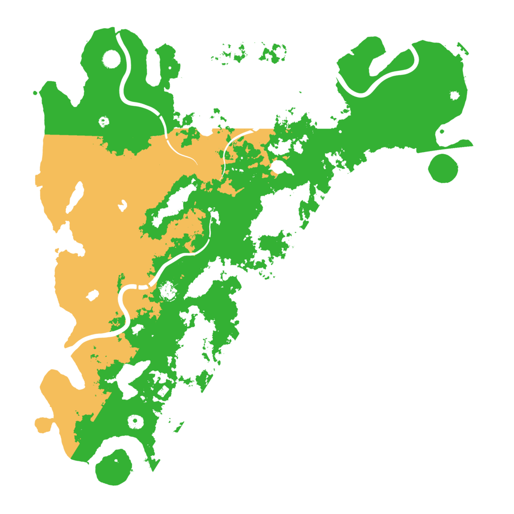 Biome Rust Map: Procedural Map, Size: 5000, Seed: 306240718