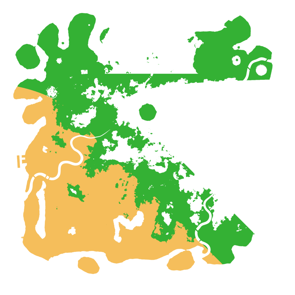 Biome Rust Map: Procedural Map, Size: 4800, Seed: 1119379274