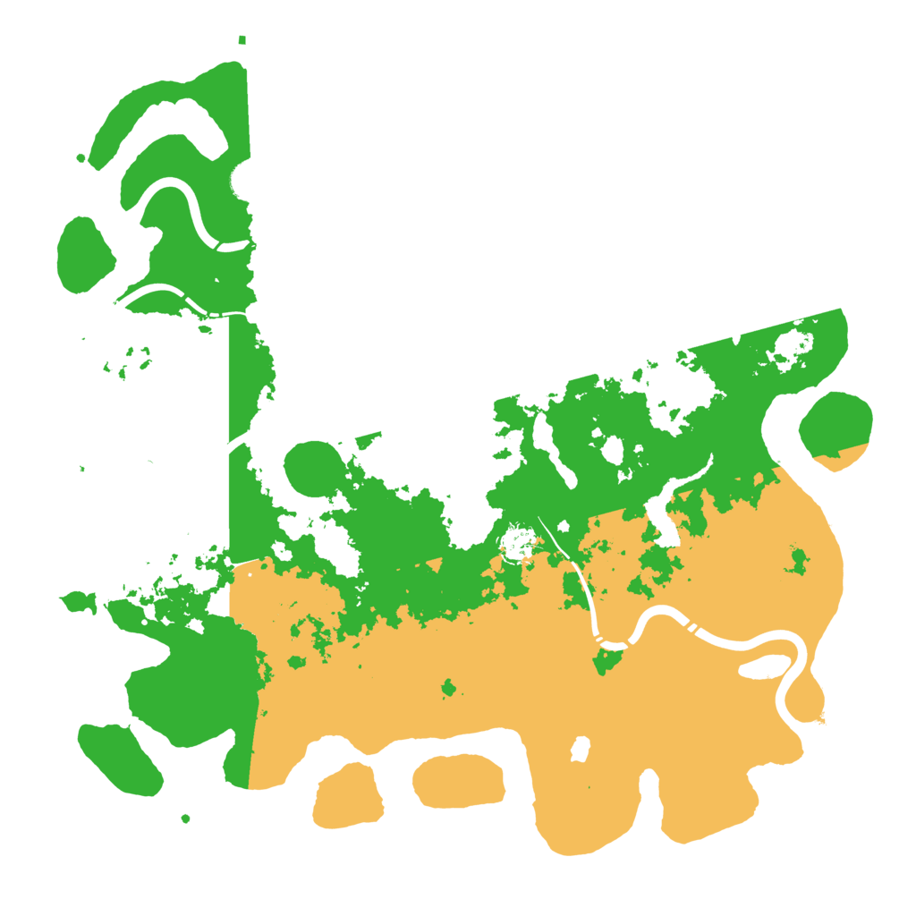 Biome Rust Map: Procedural Map, Size: 4290, Seed: 1209996098