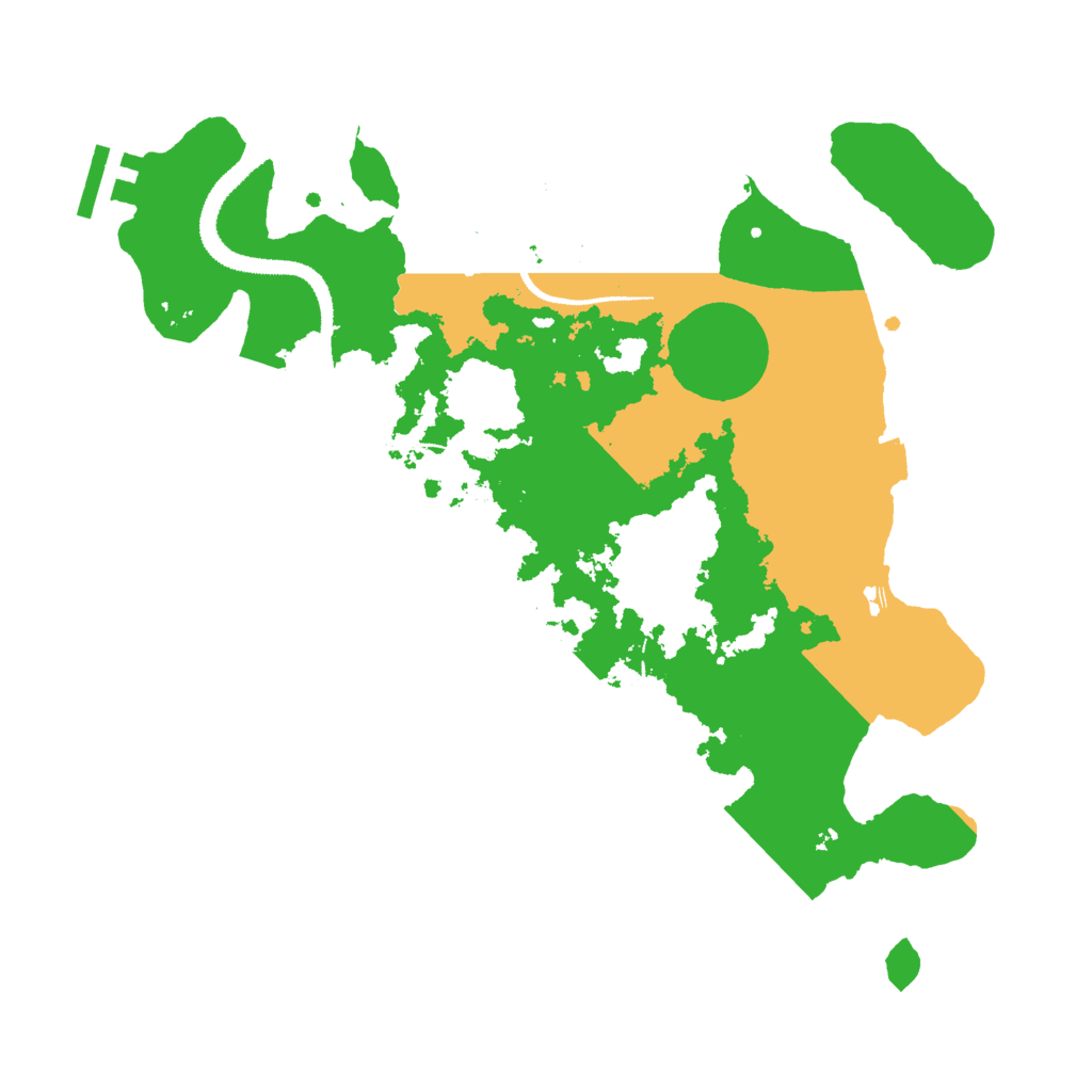 Biome Rust Map: Procedural Map, Size: 3000, Seed: 1187334143