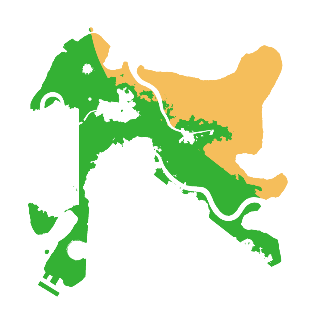 Biome Rust Map: Procedural Map, Size: 2800, Seed: 735432824