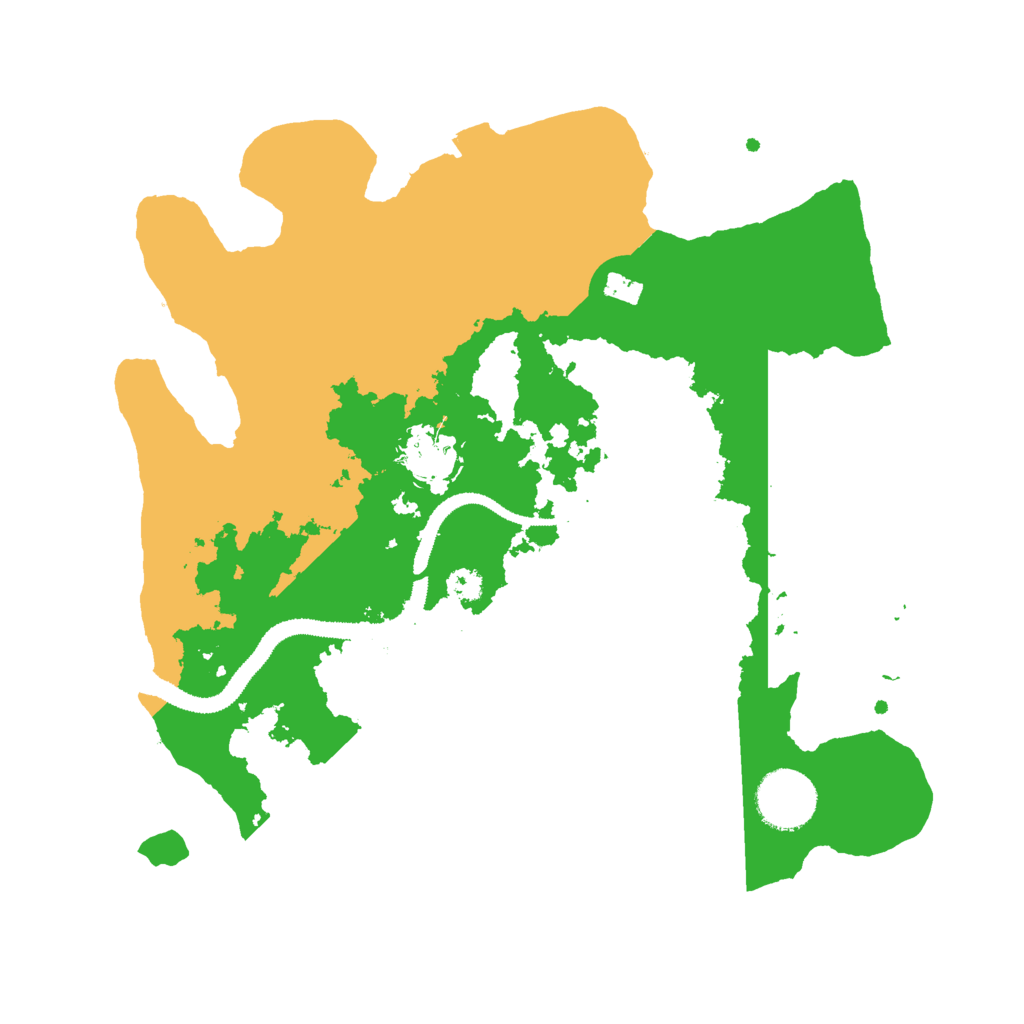Biome Rust Map: Procedural Map, Size: 3000, Seed: 18731506