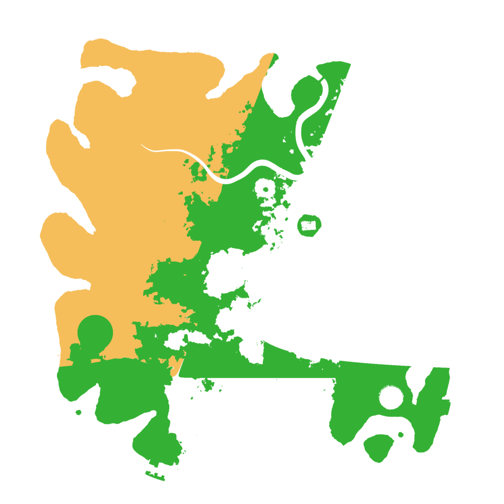 Biome Rust Map: Procedural Map, Size: 3750, Seed: 660912514