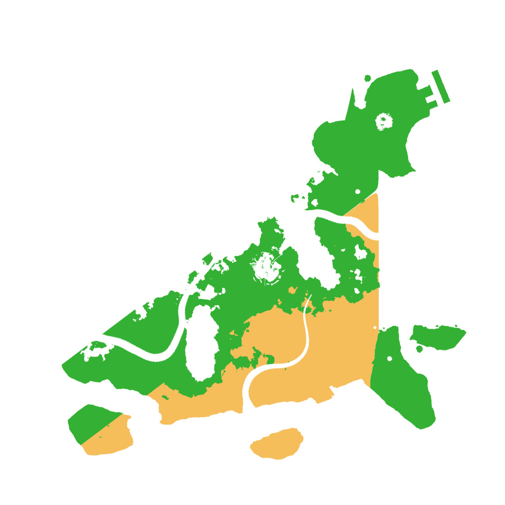 Biome Rust Map: Procedural Map, Size: 3000, Seed: 1869705573