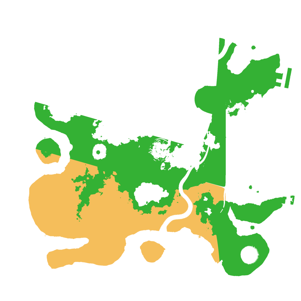 Biome Rust Map: Procedural Map, Size: 3000, Seed: 57893