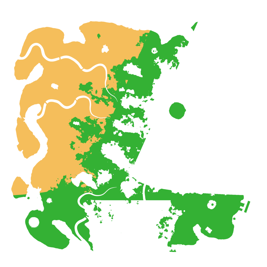 Biome Rust Map: Procedural Map, Size: 4500, Seed: 1905717172