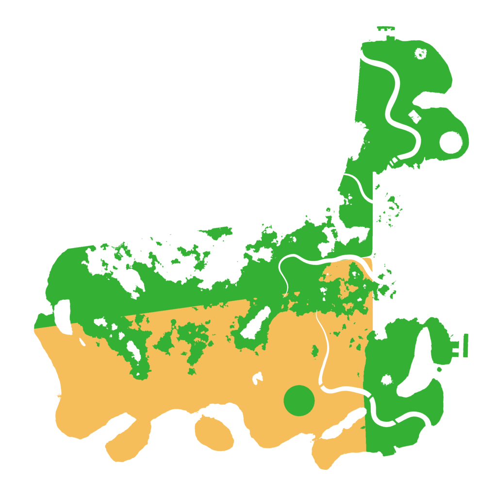 Biome Rust Map: Procedural Map, Size: 4250, Seed: 1619593185