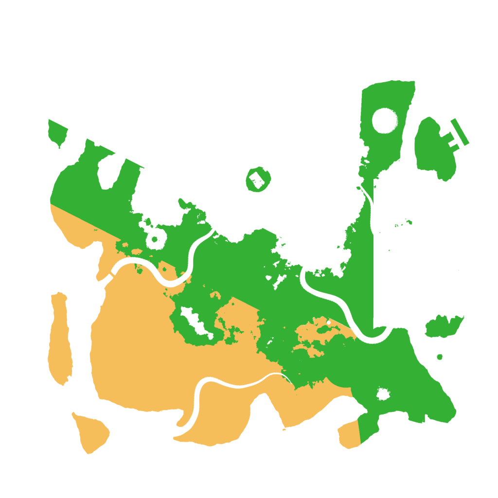 Biome Rust Map: Procedural Map, Size: 3500, Seed: 1285452347