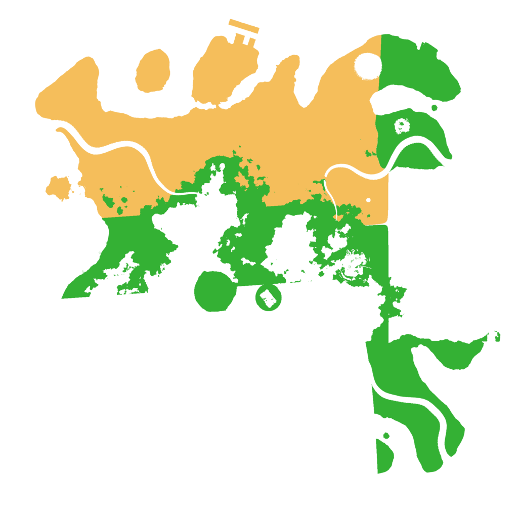 Biome Rust Map: Procedural Map, Size: 3400, Seed: 230880