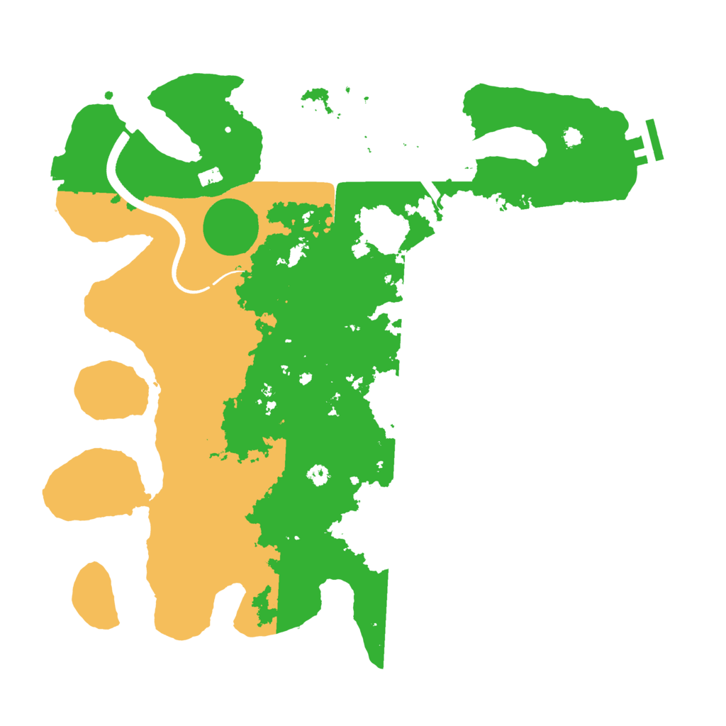 Biome Rust Map: Procedural Map, Size: 3500, Seed: 1060224121
