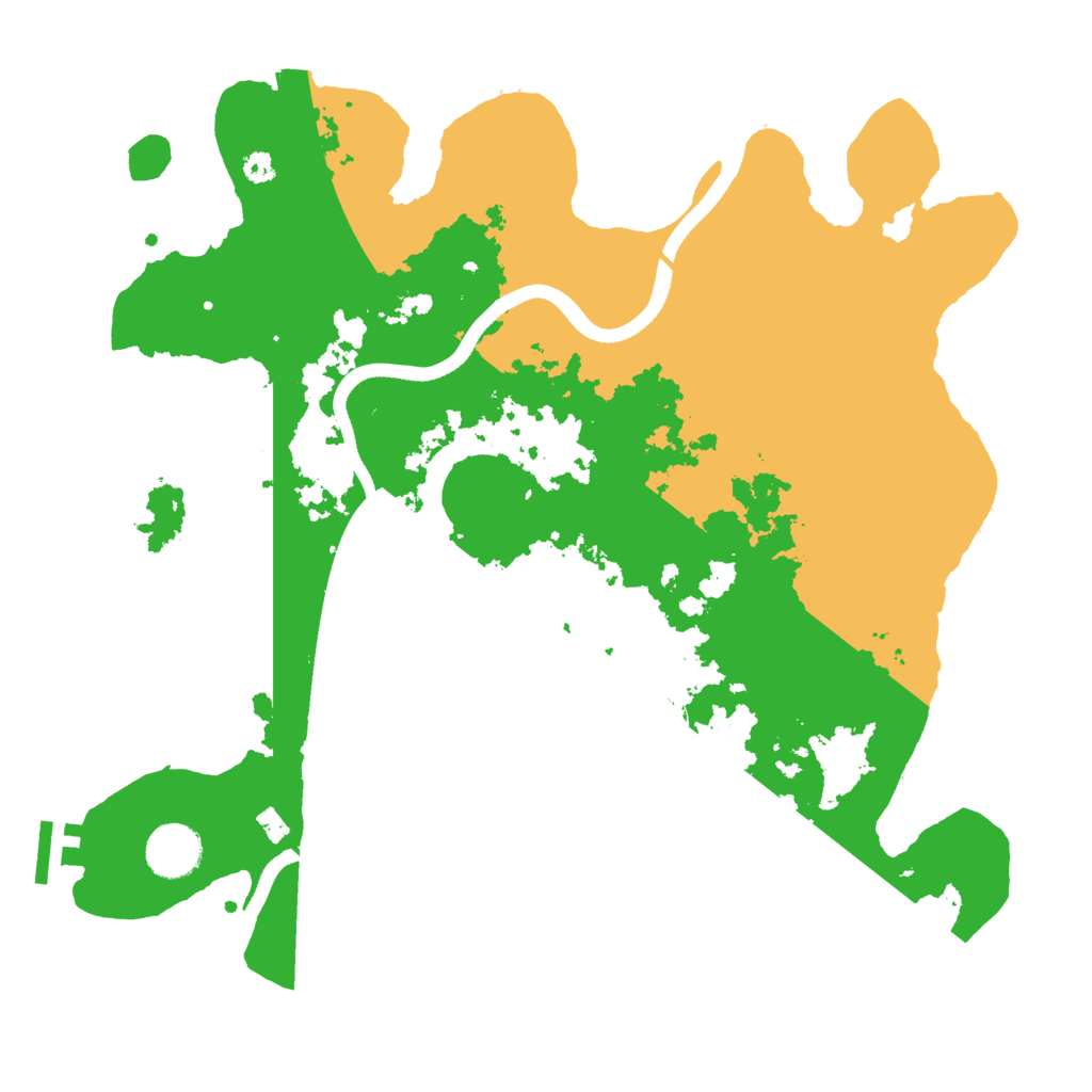 Biome Rust Map: Procedural Map, Size: 3500, Seed: 552654273