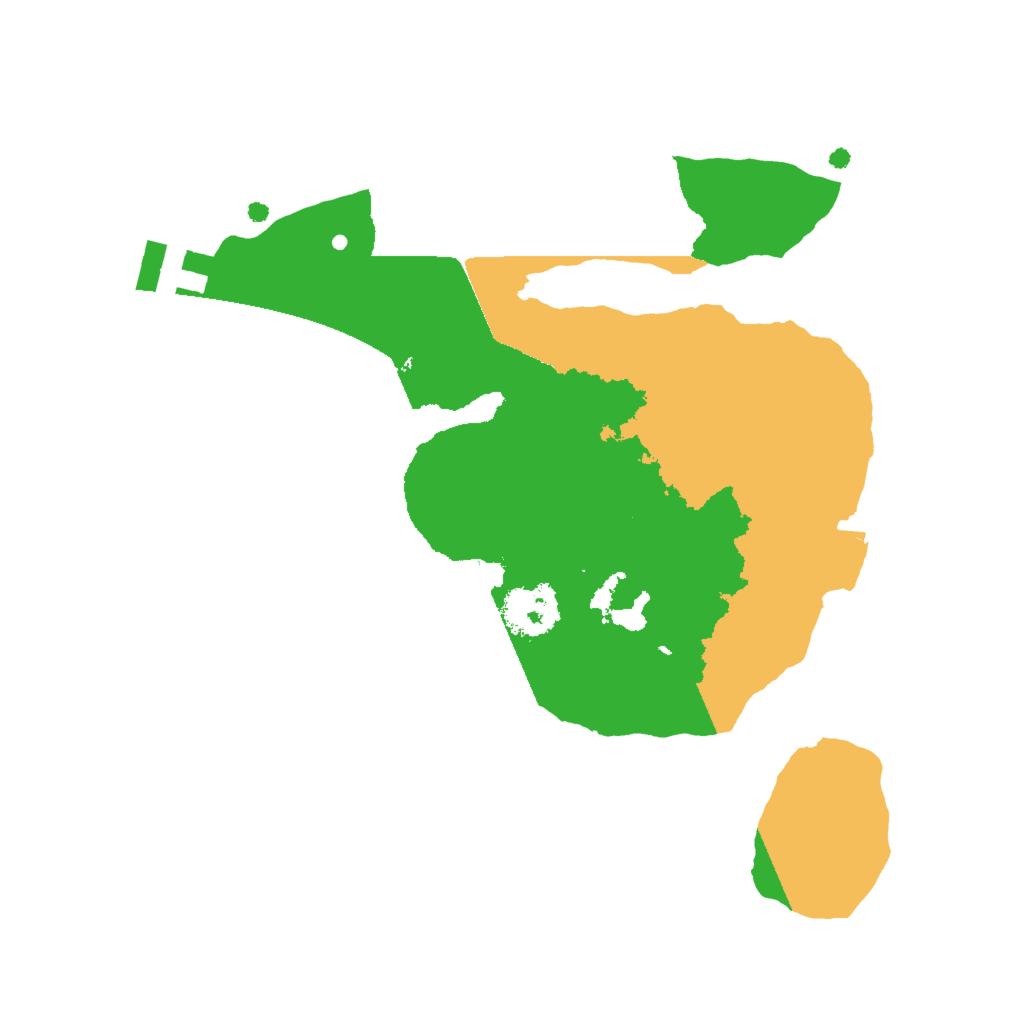 Biome Rust Map: Procedural Map, Size: 2000, Seed: 973434419