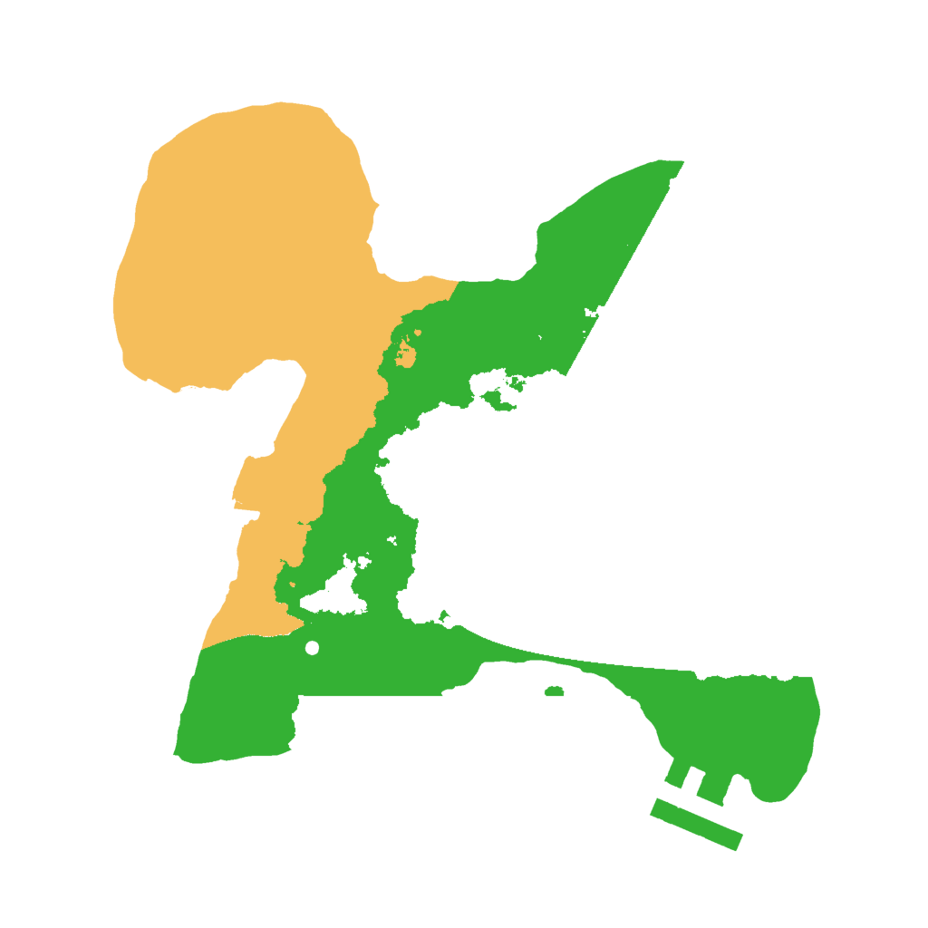 Biome Rust Map: Procedural Map, Size: 2000, Seed: 1167709725