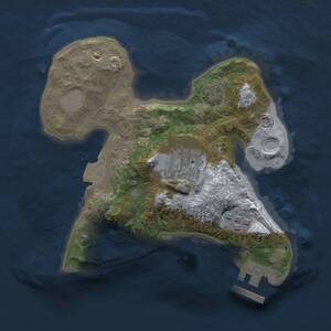 Thumbnail Rust Map: Procedural Map, Size: 2000, Seed: 1167709725, 5 Monuments