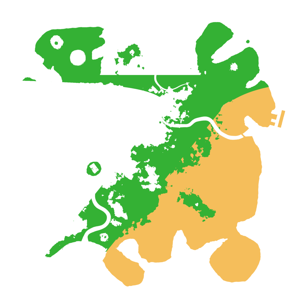 Biome Rust Map: Procedural Map, Size: 3500, Seed: 1113106920