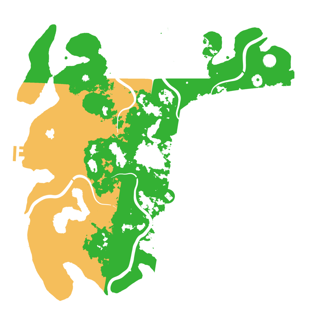 Biome Rust Map: Procedural Map, Size: 4200, Seed: 19283