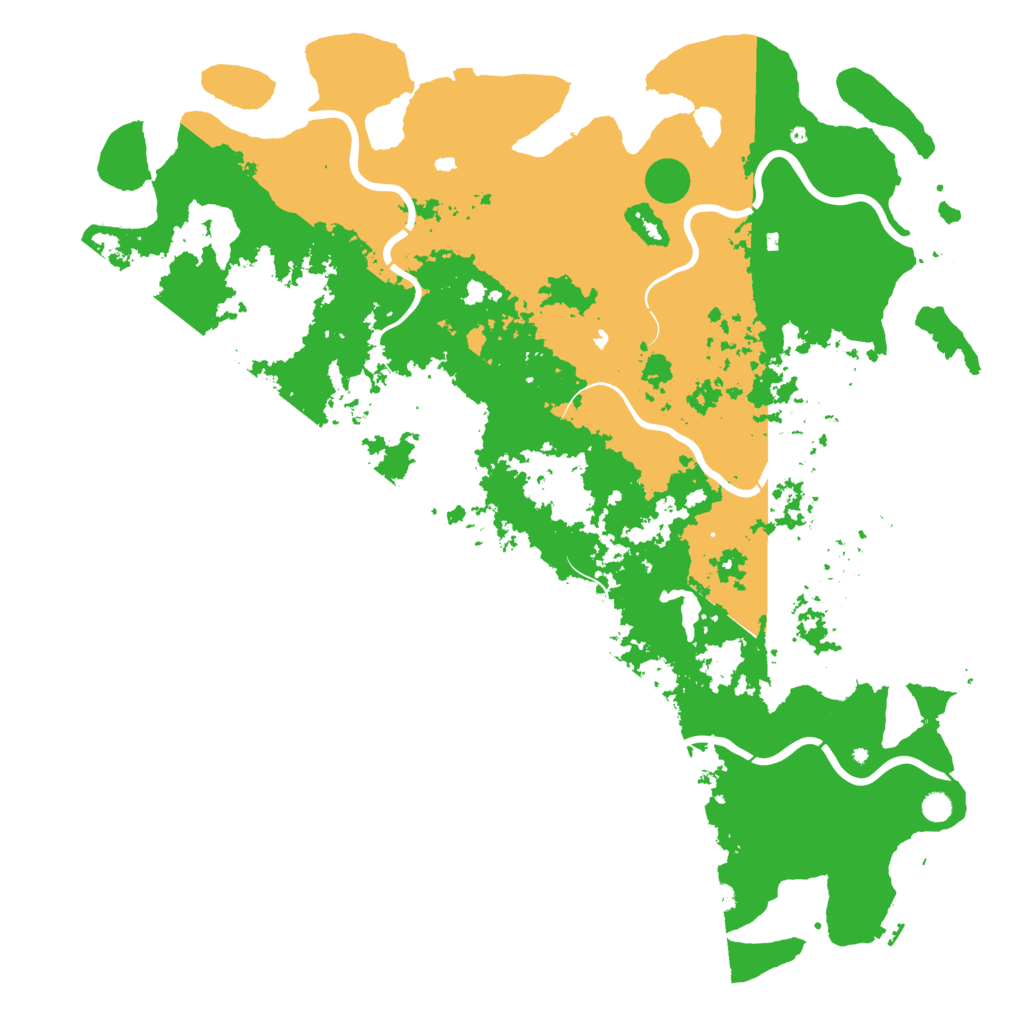 Biome Rust Map: Procedural Map, Size: 6000, Seed: 2020086441