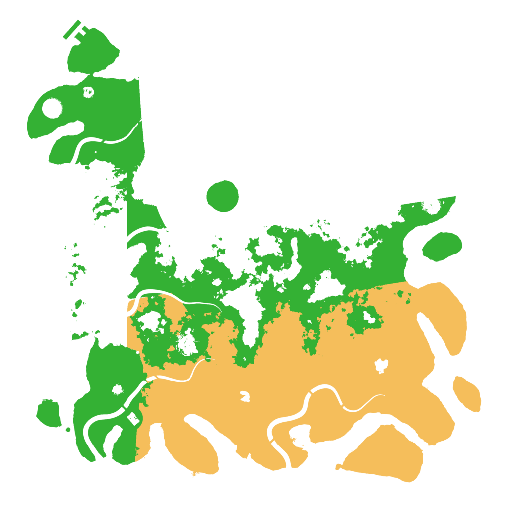 Biome Rust Map: Procedural Map, Size: 4500, Seed: 294445767