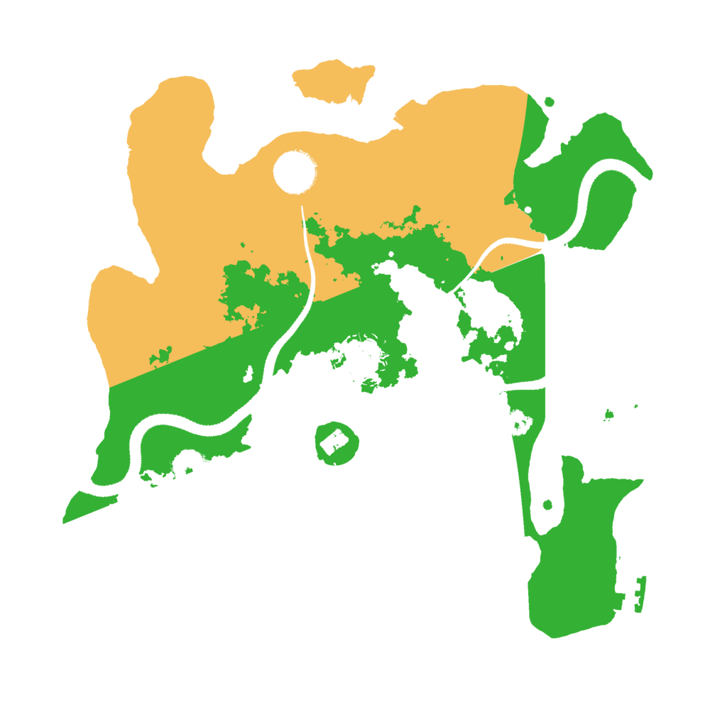 Biome Rust Map: Procedural Map, Size: 3000, Seed: 1465928670