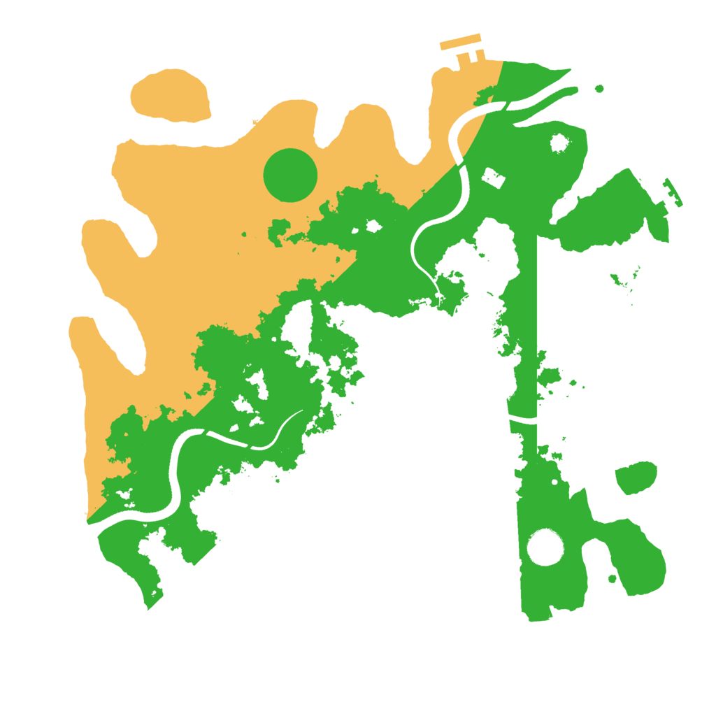 Biome Rust Map: Procedural Map, Size: 3500, Seed: 18731506