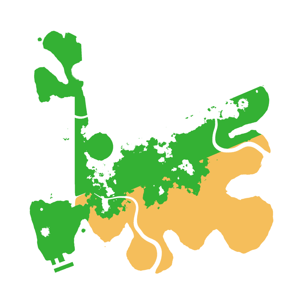 Biome Rust Map: Procedural Map, Size: 3000, Seed: 6946742