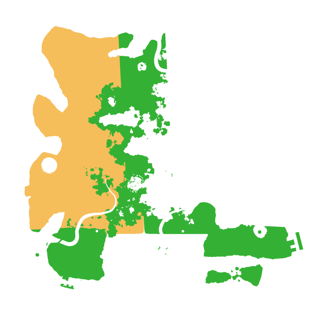 Biome Rust Map: Procedural Map, Size: 3500, Seed: 1315191490