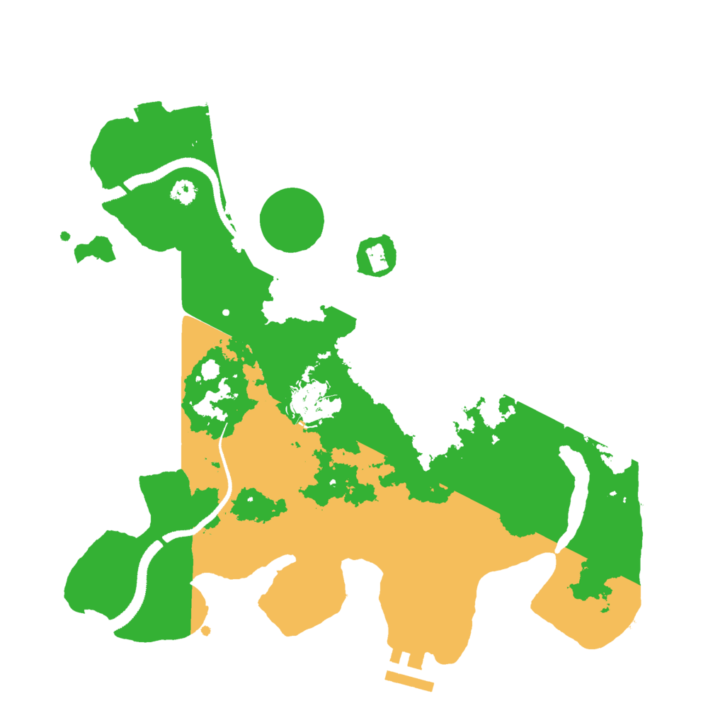 Biome Rust Map: Procedural Map, Size: 3000, Seed: 1511206289