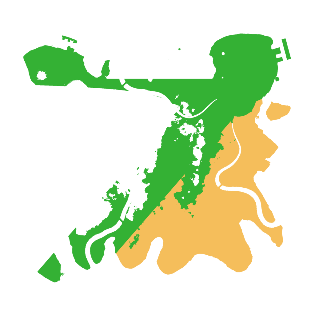 Biome Rust Map: Procedural Map, Size: 3000, Seed: 45855