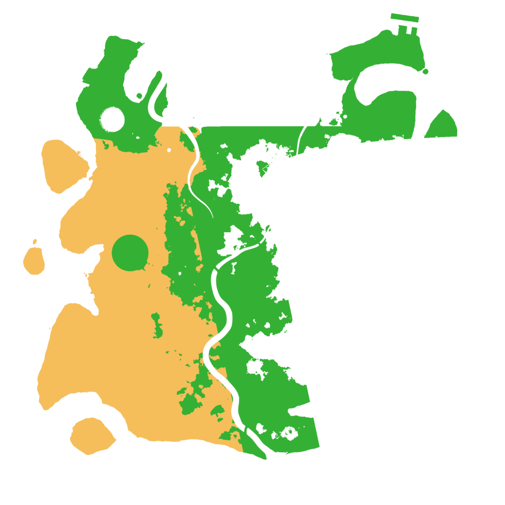 Biome Rust Map: Procedural Map, Size: 3650, Seed: 1200364932