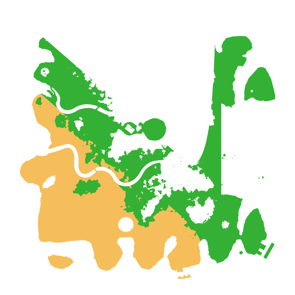 Biome Rust Map: Procedural Map, Size: 3500, Seed: 1191978836