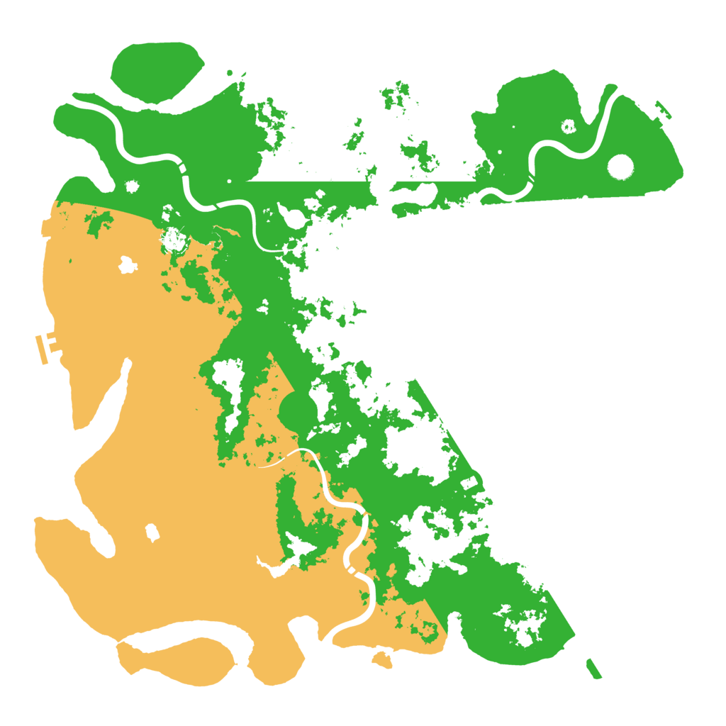 Biome Rust Map: Procedural Map, Size: 5000, Seed: 143880681