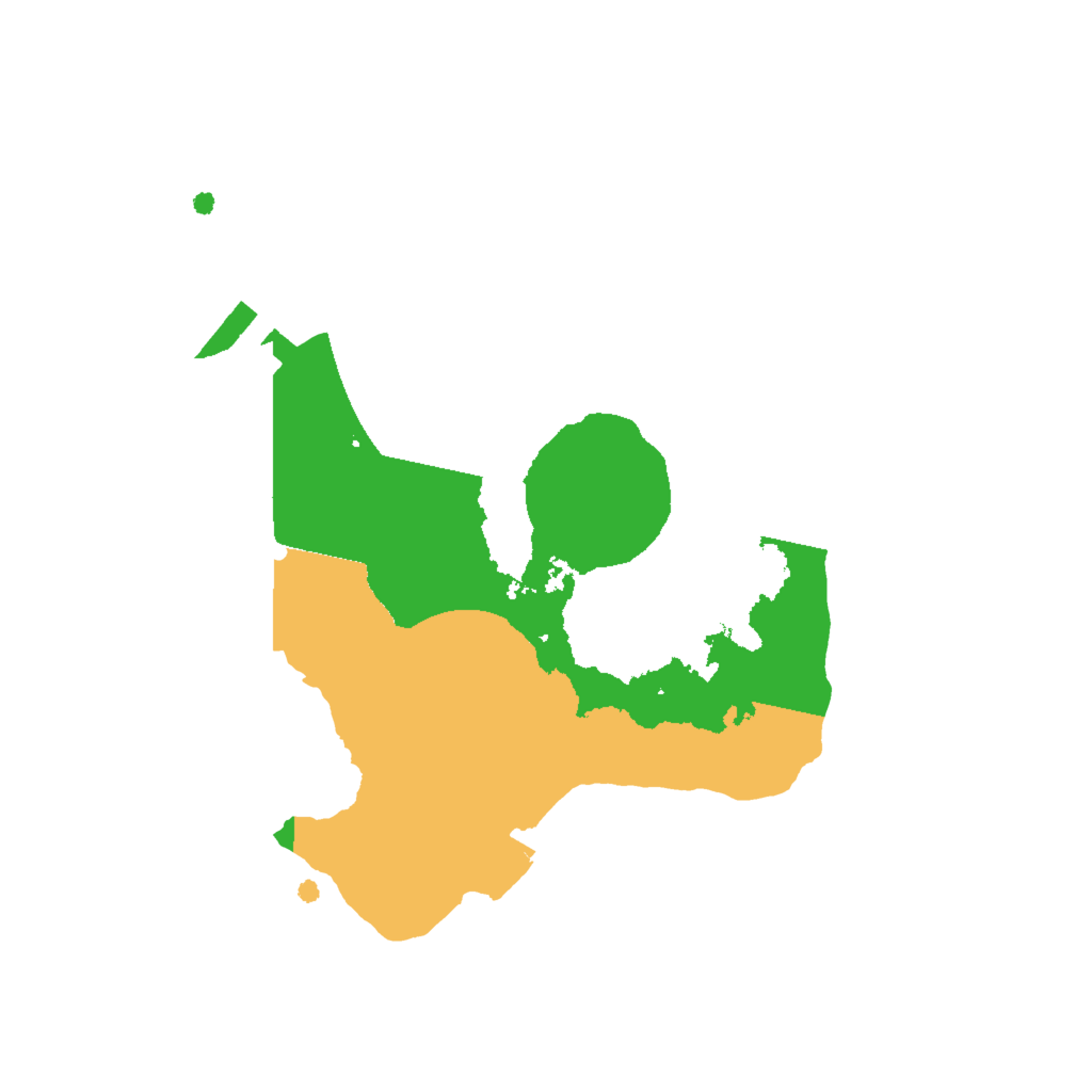Biome Rust Map: Procedural Map, Size: 2000, Seed: 1036270377
