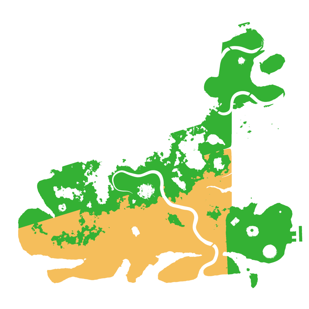 Biome Rust Map: Procedural Map, Size: 4000, Seed: 870248934