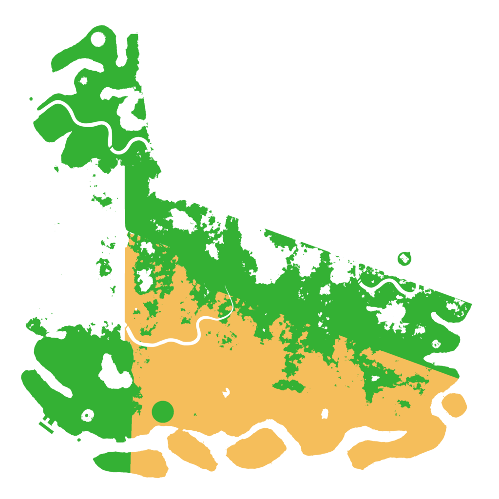 Biome Rust Map: Procedural Map, Size: 6000, Seed: 726991002