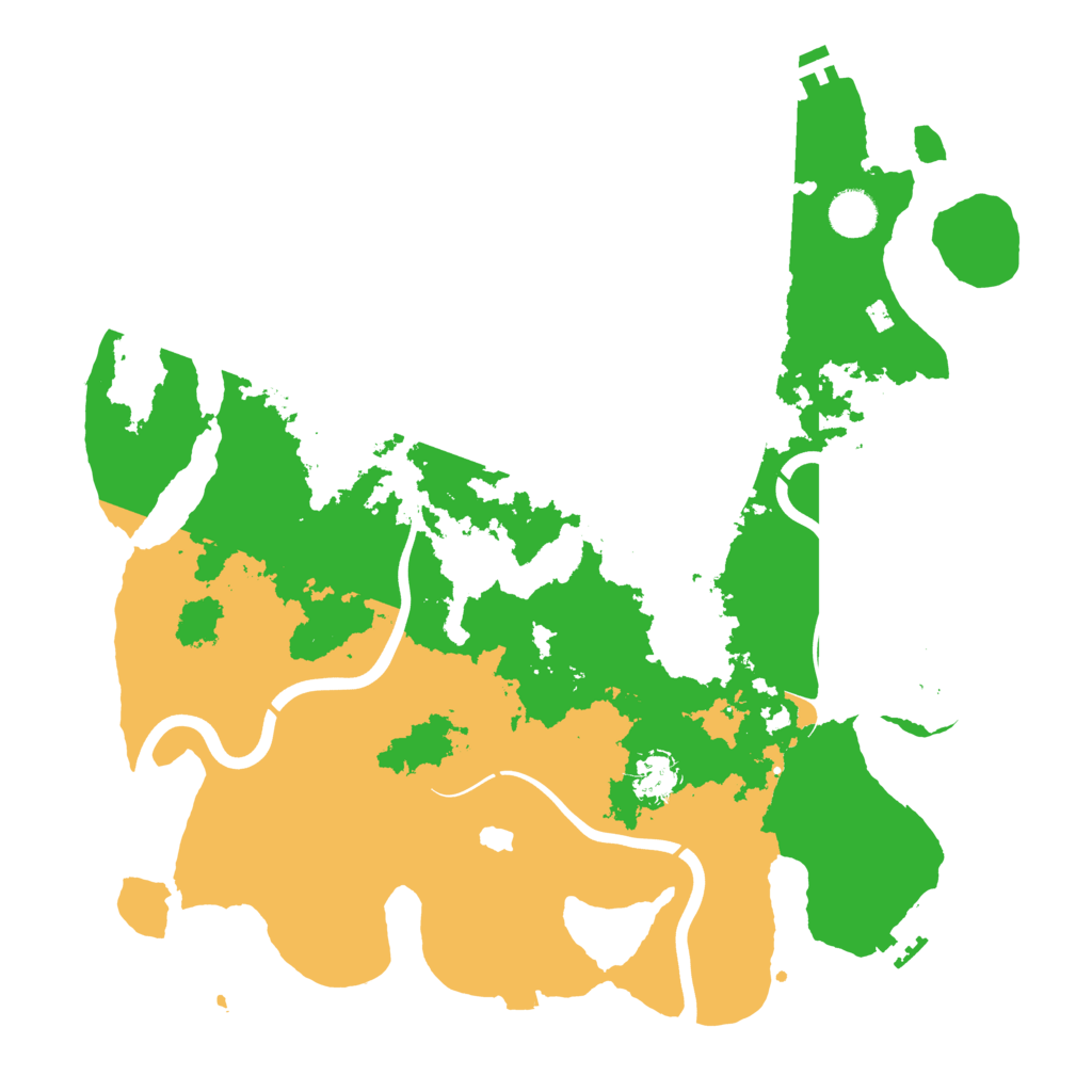 Biome Rust Map: Procedural Map, Size: 4000, Seed: 591556388
