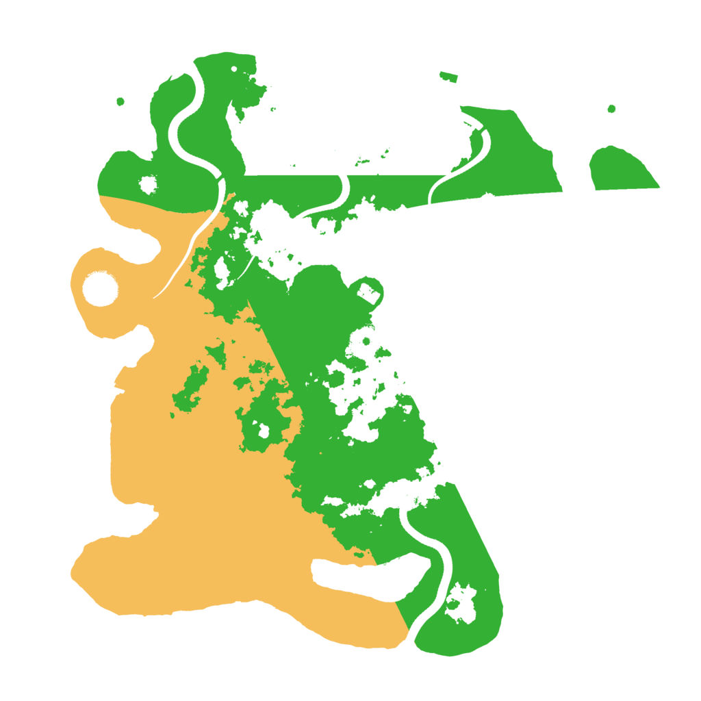 Biome Rust Map: Procedural Map, Size: 3500, Seed: 1564397543