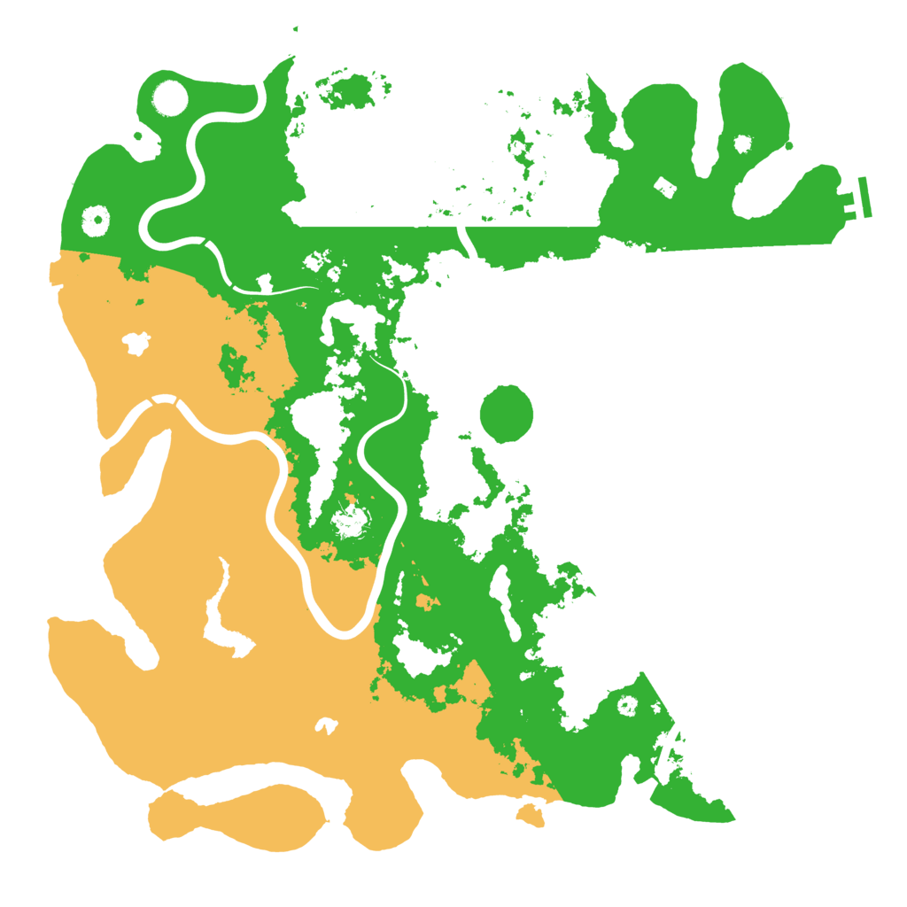 Biome Rust Map: Procedural Map, Size: 4500, Seed: 143880681